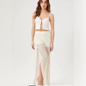 TODAY ONLY $10 from $15!!!Crochet Slit Pants